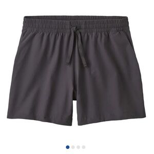 Patagonia Women's Fleetwith Shorts Black Drawstring‎ Elastic Waist Pockets